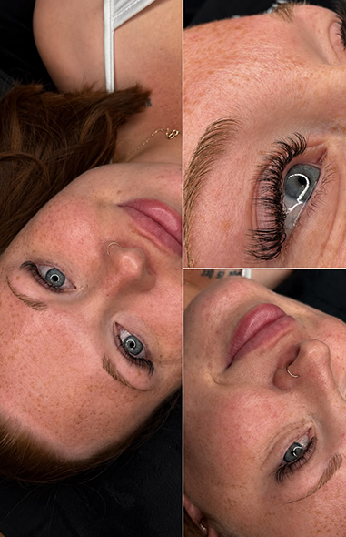 Dichte Wimpern mit elegantem Schwung für einen faszinierenden Blick
